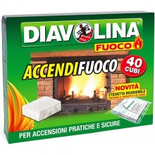 DIAVOLINA ACCENDIFUOCO 40 CUBI